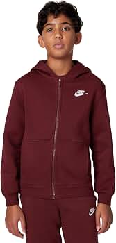 Amazon.com: Nike Kid's Sportswear Club Fleece Full-Zip Hoodie